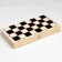 Wooden checkers, board game, with a board 29 x 29 cm, D chips-2.6 cm, h-0.9 cm