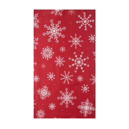 Towel "Dolyana" white snowflakes 40x70 cm, 100% cotton, 164 g/m2-1