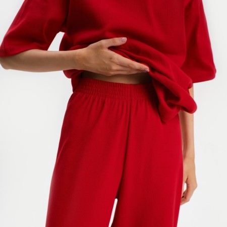 Female set (T -shirt and trousers) KAFTAN BASIC p. 40-42, red-6