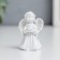 Polystone souvenir "Snowthrough angel in the dress" MIX 4x3.2x2 cm