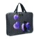 Folder with handles Textile A4, 370 x 280 x 60 mm, Stavia "Black cat" lilac