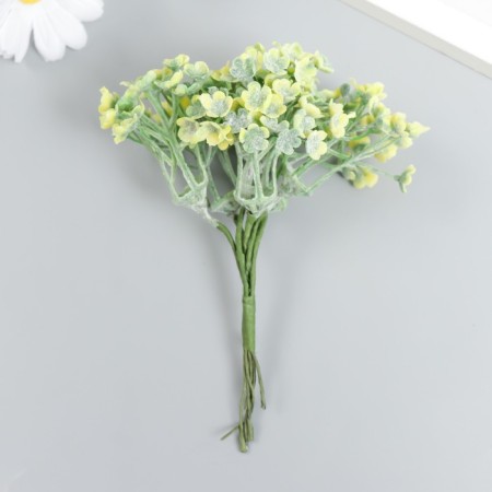 Decor for creativity "inflorescence - melting pile" 1 bouquet = 6 branches green 10 cm-2