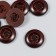 Buttons plastic for creativity 2 punctures "rhombus in a circle. Under a tree" set 10 pcs
