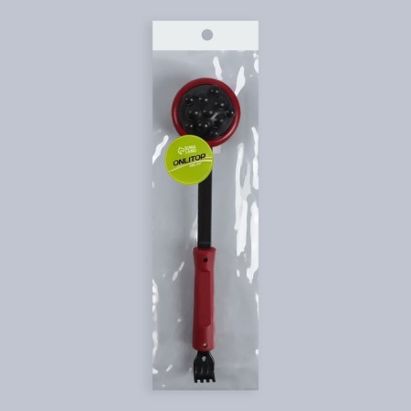 Massager-Cash "Rest", bilateral, universal, 35 × 6 × 8 cm, red/black color-5