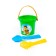Sand set No. 29: a small bucket 0.53 l, scoop, robbery, mix color