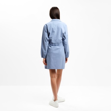 Women's summer dress with kulisk mist size 44-46, blue color-2