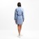 Women's summer dress with kulisk mist size 44-46, blue color