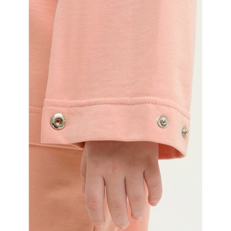 Sweatshirt for girls, height 110 cm, peach color-7