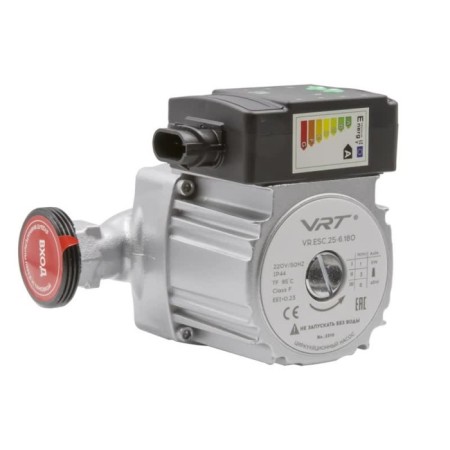 Circulation pump vrt vr.esc.25-6.180, 5-45 watts, pressure 6 m, 60 l/min, cable 1.2 m, cast iron