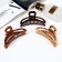 Hair crab "Juna" arc, 8.5 cm, brown