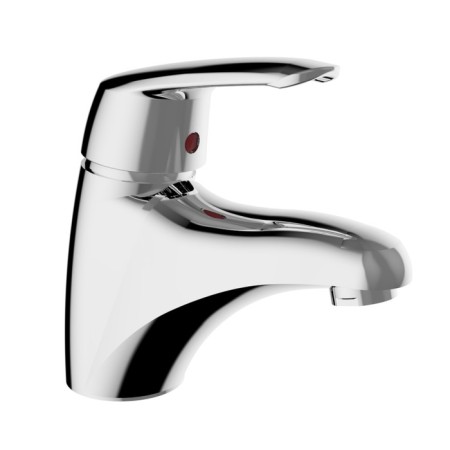 Zipponi omega washstand mixer, 1-crap with a bottom valve, chromium color