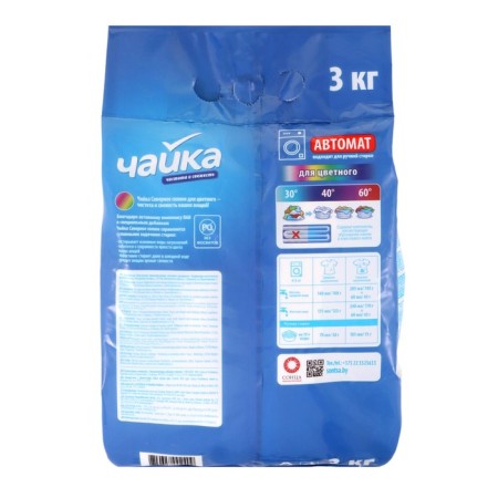 Powder for washing Seagull "Northern Lights", for colored linen, automatic, 3 kg-1