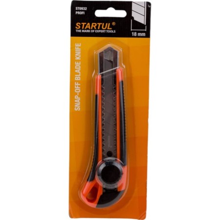 Universal knife Startul ST0932, plastic case, metal guide, 18 mm