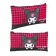 Penal soft, 1 compartment, 108 x 205 mm, flat, kuromi raspberry cage, PE 210 den