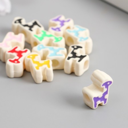 Busina for creativity Plastic "Giraffe" MIX 0.8x1x1.6 cm-3