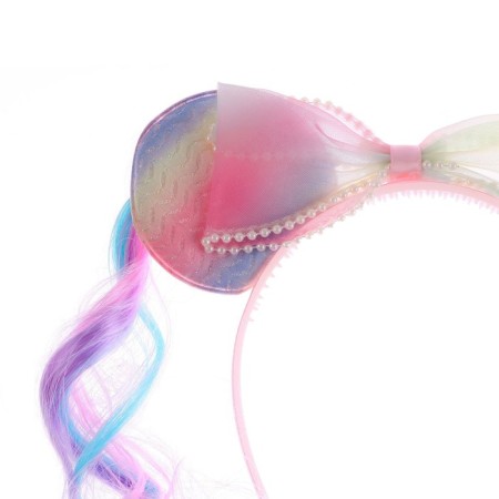 Carnival rim "girl" with colored strands-2