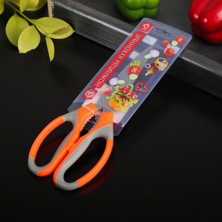 Scissors kitchen shares "Drive", 22 cm, with an opener for a bottle, color mix-3