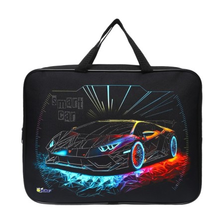 Folder with handles Textile A4, 350 x 265 x 80 mm, PMD 4-22, "Smart Car"