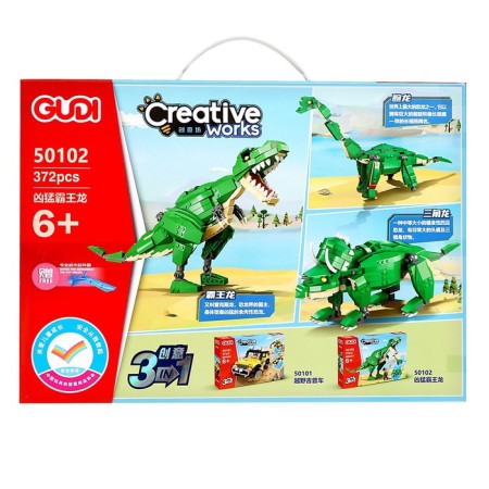 Designer Dino T-REX, 3 in 1, 372 Details-6