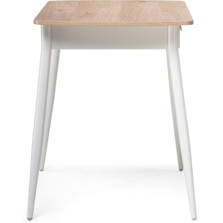 Wooden Revari table Metal, Eureka/White 60x90x76 cm-2