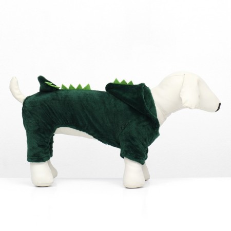 Dragneys' jumpsuit with a hood, size L (DS 35 cm, og 45 cm, Osh 35 cm), green-1