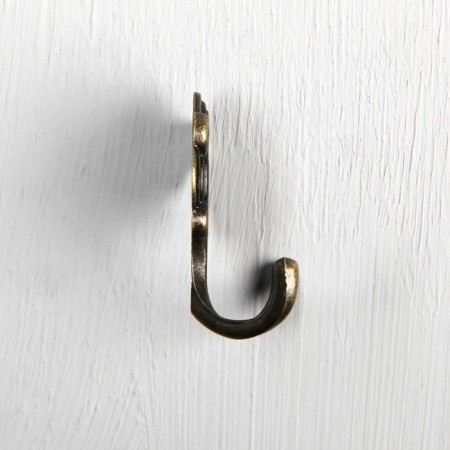 Hook furniture tundra TKD022, two -rod, bronze-4