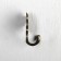 Hook furniture tundra TKD022, two -rod, bronze