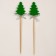 Topper "Christmas tree", in the set 2 pcs., Mix colors