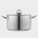 Pan, 5 l, d = 23.5 cm, h = 13 cm, metal cover, triple bottom, induction