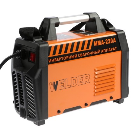 Welder MMA-220A LCD welding machine, 5 kW, 20-220 A, 1.6-4 mm, LCD display, 2 cables-2