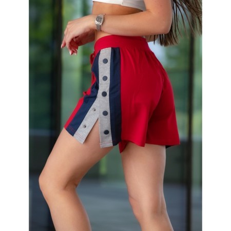 Women's shorts isee, size 50 cm, red color-5