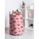 Basket for toys "Hearts on stripes, size 35x50 cm