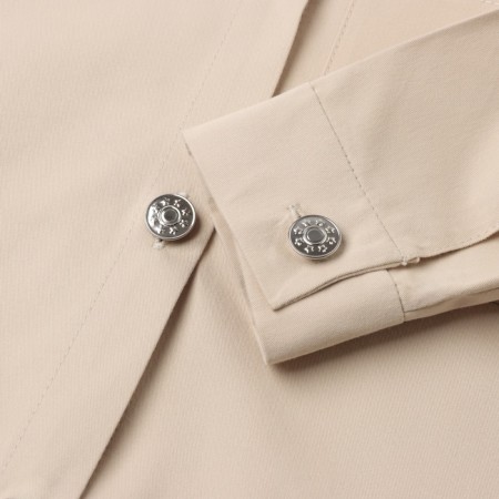 Children's shirt minku: jeans collection, beige color, height 140 cm-11