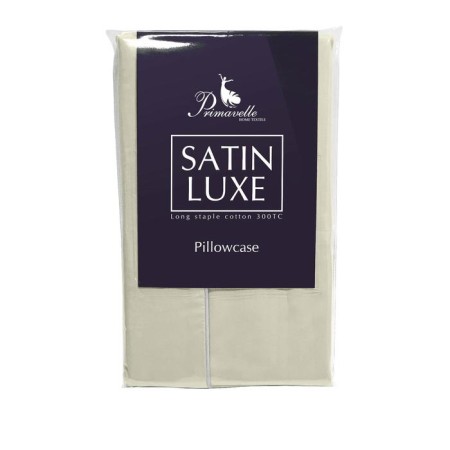 Pillowcase satin luxe, size 70x70 cm, beige color-2