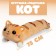Soft toy-podushka "Cat", 75 cm, color mix