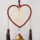 Music of winds with a catfish “Heart with brushes” 4 bells d = 10.5 length 40 cm