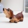 Coarse "Dachshund" brown, 25x12x15cm