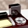 Table set 6V1 with a business card holder, red tree