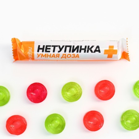 Леденцы в тубусе «Нетупинка», вкус: мульти, 32 г.-4