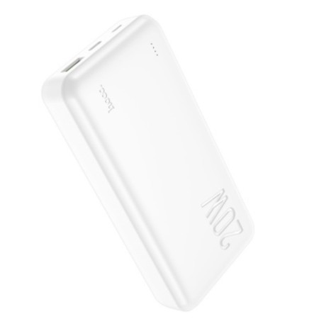 External battery Hoco J87A, 20,000 mAh, 1 USB, 1 Type-C, 3 A, display, white-2