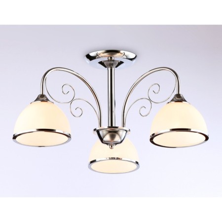 Suspended chandelier Ambrella Light, Traditional, TR3181, 3HE27, Color Chrome