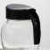 Kuvshin "Lantern", glass, 1.5 l, with a black lid