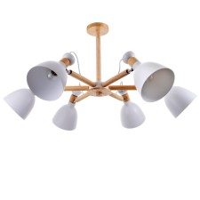 Chandelier 1062/6wt e27 60W white 85x85x50 cm