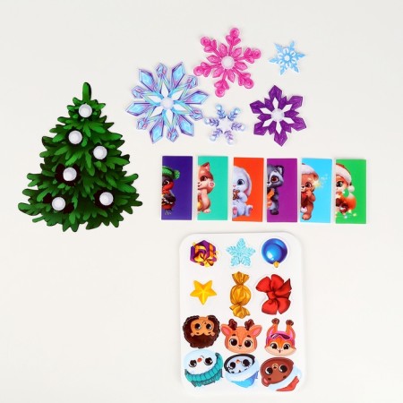 New Year's gift. Developing set with games "New Year! Parcel from Santa Claus "-3
