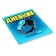 Universal Diary Grade 1-11, 48 sheets "Blue Headphones", integral cover, matte lamination, selective UV-clock