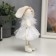 Souvenir Textile "Sweet bunny in a dress with golden dots" 18x5x4 cm
