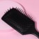 Massage comb, 8 × 24 cm, black color