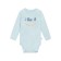 Body baby with a long sleeve "Pea", height 86 cm, blue color