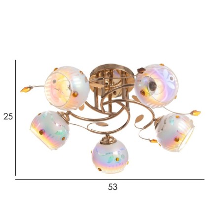 Arten chandelier 5x40W E27 Gold Model: 2600551-9