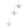 Lamp Bayerlux "Ghanvi" Led 36W 4000k gold 16x16x19-110 cm